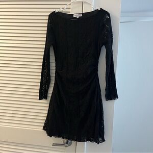 Elegant Black Lace Dress